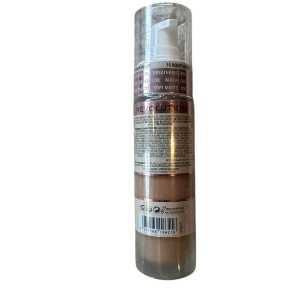 Revolution IRL FIlter F12 Longwear Foundation Breathable Soft Matte Full Size - Picture 1 of 3